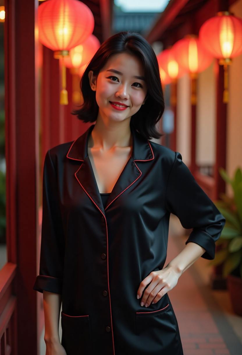 海边小镇的电影画面